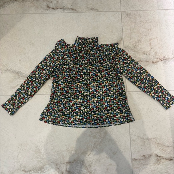 🌸 Tuckernuck Floral Ruffle Blouse – XS 🌸 - Picture 3 of 4